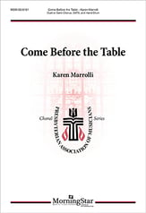 Come Before the Table SATB choral sheet music cover